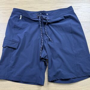 Columbia Shorts Men 34x9 PFG Terminal Tackle Board Shorts Fishing Beach Blue